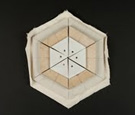 Four Rooms, 24in x 24in, Canvas, Drywall, Wood, Cardboard, 2011