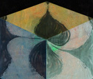 Two Way Mirror - 2007 - oil on panel - 28 in x 18 in