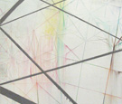 Untitled 30 in x 36 in - Oil - Acrylic Spray Paint on Panel - 2009