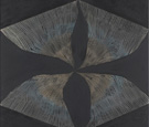 Michael Dopp - Untitled (Vanishing Point 4) - 36in x 30in - Oil and graphite on canvas over panel - 2010
